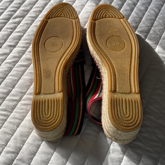 La Maison de lEspadrilles couso main(hand stitched) open toe espadrilles - Picture 6 of 9